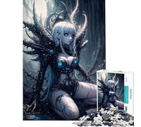Puzzle per adolescenti da 1000 pezzi tema Terra e Ghiaccio anime regina Puzzle per adulti gioco pratico regalo per donne ideale come regalo per tutta la famiglia (dimensioni 50x75cm)