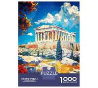 Puzzle Per Adolescenti Da 1000 Pezzi The Acropolis Greece Travel Puzzle Per Adulti Giocattolo Decorazione Da Parete Regalo Decorativo Perfetto Per Amici E Familiari 52x38cm/1000pcs
