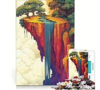 Puzzle per adolescenti da 1000 pezzi "The Edge of Eternity" gioco impossibile rilassante e stimolante per la mente regalo per donne 38x26cm