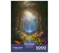 Puzzle Per Adolescenti Da 1000 Pezzi The Hidden Waterfall Puzzle Per Adulti Giochi Divertenti Sfida Difficile Regalo Di Compleanno, Regali, 70x50cm/1000pcs