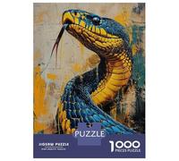 Puzzle Per Adolescenti Da 1000 Pezzi The Insidious Snake Puzzle Per Adolescenti Gioco Per Famiglie Sfida Difficile Regali Unici Per Compleanno E Natale 52x38cm/1000pcs
