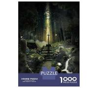 Puzzle Per Adolescenti Da 1000 Pezzi The Legendary Sword Puzzle Giochi Divertenti Regalo Di Compleanno Offerta Come Regali Per Tutta La Famiglia 70x50cm/1000pcs