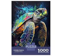 Puzzle Per Adolescenti Da 1000 Pezzi The Patient Turtle Puzzle Per Adulti Giochi Rilassanti Decorazione Perfetta Gioco Stimolante Regali 70x50cm/1000pcs