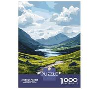 Puzzle Per Adolescenti Da 1000 Pezzi The West Highland Way, Scotland Puzzle Per Adulti Giochi Divertenti Un'opera D'arte Interazione Genitore-figlio 52x38cm/1000pcs
