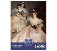 Puzzle Per Adolescenti Da 1000 Pezzi Three Women in A Gilded Room Puzzle Per Adolescenti Gioco Per Famiglie Sfida Difficile Regali Unici Per Compleanno E Natale 52x38cm/1000pcs