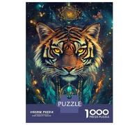 Puzzle Per Adolescenti Da 1000 Pezzi Tiger's Cosmic Dream-1 Puzzle Per Adulti Gioco Pratico Migliora La Memoria Ottimo Regalo Per I Giocatori 38x26cm/1000pcs