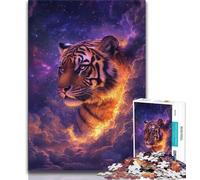 Puzzle per adolescenti da 1000 pezzi "Tigre tra le nuvole", 1000 pezzi per adulti, ideale come regalo per tutta la famiglia dai 14 anni in su (dimensioni 75x50cm)
