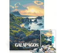 Puzzle per adolescenti da 1000 pezzi, tramonto alle Galapagos, antistress, sfida impegnativa, per rafforzare l'amore tra le coppie 38x52cm