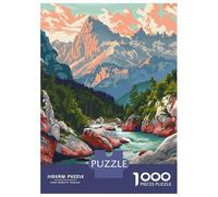 Puzzle Per Adolescenti Da 1000 Pezzi Triglav National Park, Slovenia Puzzle Per Adulti Gioco Pratico Assemblaggio Del Modello Sfida Educativa 70x50cm/1000pcs
