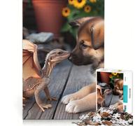 Puzzle per adolescenti da 1000 pezzi: un incontro magico, antistress, sfida impegnativa, per rafforzare l'amore tra le coppie 38x26cm