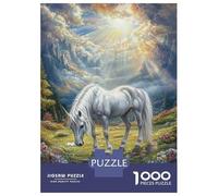 Puzzle Per Adolescenti Da 1000 Pezzi Unicorn in The Meadow Puzzle Per Adolescenti Giochi Rilassanti Regali Per Donne Regali Per Amici E Familiari 38x26cm/1000pcs