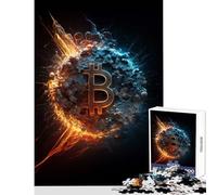 Puzzle per adolescenti da 1000 pezzi Universo Bitcoin V decorazione per la casa giocattoli regalo di compleanno giochi rilassanti riduzione dello stress dimensioni 38x26cm