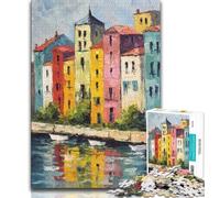 Puzzle per adolescenti da 1000 pezzi, Venezia, Italia, giochi educativi, decorazione per la casa, ideale come regalo per tutta la famiglia (75x50cm)