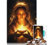 Puzzle per adolescenti da 1000 pezzi, Vergine Maria, puzzle per adolescenti, ideali come regalo per tutta la famiglia, adatti per bambini dai 14 anni in su (dimensioni 38x26cm)