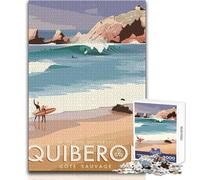 Puzzle per adolescenti da 1000 pezzi Viaggio a Quiberon Bellissimo gioco di design Un'opera d'arte Giocattoli antistress Dimensioni 38x26cm