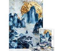 Puzzle per adolescenti da 1000 pezzi Viaggio sull'isola in porcellana Gioco interattivo Decorazione per la casa Giocattolo Difficile e stimolante (38x52cm)