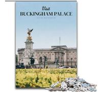 Puzzle per adolescenti da 1000 pezzi Visita Buckingham Palace Difficile da completare ma divertente e umoristico Arredamento e regali unici per la casa (50x75cm) 1000 pezzi