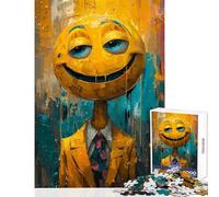 Puzzle per adolescenti da 1000 pezzi volti pieni di gioia colorata giocattolo educativo ottimo regalo per giochi gioco educativo interessante per ridurre lo stress (dimensioni 50x75cm)