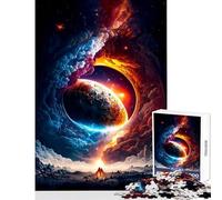 Puzzle per adolescenti da 1000 pezzi vulcano marziano giocattolo educativo regali di compleanno giochi divertenti attività divertenti a casa dimensioni 38x26cm