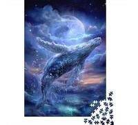 Puzzle Per Adolescenti Da 1000 Pezzi Whale Dream Catcher Puzzle Per Adulti Giocattoli Fai Da Te Analisi E Logica Divertimento Attività A Casa, 38x26cm/1000pcs