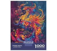 Puzzle Per Adolescenti Da 1000 Pezzi Whimsical Phoenix Puzzle Per Adulti Gioco Pratico Migliora La Memoria Ottimo Regalo Per I Giocatori 52x38cm/1000pcs