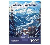 Puzzle Per Adolescenti Da 1000 Pezzi Whistler Blackcomb Ski Resort Puzzle Per Adolescenti Giochi Rilassanti Regali Per Donne Regali Per Amici E Familiari 38x26cm/1000pcs