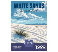 Puzzle Per Adolescenti Da 1000 Pezzi White Sands National Park Puzzle Per Adolescenti Gioco Per Famiglie Migliora La Memoria Regali Di Natale E Compleanno 70x50cm/1000pcs
