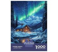 Puzzle Per Adolescenti Da 1000 Pezzi Winter Cabin Glow-1 Puzzle Per Adulti Giochi Rilassanti Sfida Difficile Interazione Genitore-figlio 70x50cm/1000pcs