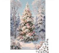 Puzzle Per Adolescenti Da 1000 Pezzi Winter Rose Garden Puzzle Per Adolescenti Giochi Rilassanti Corsa Di Velocità Delle Mani Attività Divertenti A Casa 38x26cm/1000pcs