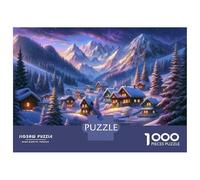 Puzzle Per Adolescenti Da 1000 Pezzi Winter Wonderland Scene-3 Puzzle Per Adulti Giochi Rilassanti Regalo Di Compleanno Regali Per Amici E Familiari 38x26cm/1000pcs