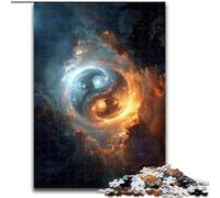 Puzzle per adolescenti da 1000 pezzi Yin e Yang, dai 14 anni in su Ogni pezzo è unico Gioco divertente e stimolante per tutta la famiglia Ottima idea regalo (dimensioni 26x38cm)