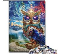 Puzzle per adolescenti da 2000 pezzi, animali, fantasia, gufo, giocattoli educativi, decorazioni per la casa uniche e regali per bambini dai 14 anni in su, 70x100cm