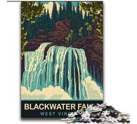 Puzzle per adolescenti da 2000 pezzi, Blackwater Falls, per età 14+, adatto per coppie, attività divertenti da fare a casa, regalo di compleanno, regali da viaggio, 70x100cm
