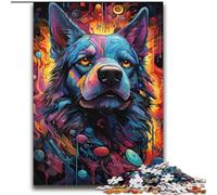Puzzle per adolescenti da 2000 pezzi, cane meccanico colorato, aiuta il cervello a esercitare i giocattoli avvincenti per coltivare la pazienza, ottimo regalo, 70x100cm