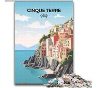 Puzzle per adolescenti da 2000 pezzi, Cinque Terre, giocattoli antistress, regali di compleanno unici per bambini dai 14 anni in su, 70x100cm