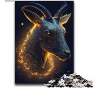Puzzle per adolescenti da 2000 pezzi con una bellissima capra, un gioco stimolante e un gioco per tutta la famiglia, ideale come regalo per tutta la famiglia, 70x100cm
