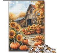 Puzzle per adolescenti da 2000 pezzi, fattoria, zucca, girasole, antistress, sfida difficile, decorazioni e regali unici per la casa, 70x100cm