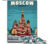 Puzzle per adolescenti da 2000 pezzi, Mosca, viaggio, arte, Russia, giocattoli educativi, ideale come regalo per tutta la famiglia, dai 14 anni in su, 70x100cm