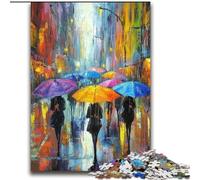 Puzzle per adolescenti da 2000 pezzi Persone sotto la pioggia per bambini dai 14 anni in su Gioca con i giocattoli perché è l'ideale come regalo per tutta la famiglia 70x100cm