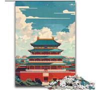 Puzzle per adolescenti da 2000 pezzi, Tempio proibito, giocattoli educativi, ideale come regalo per tutta la famiglia, dai 14 anni in su, 70x100cm