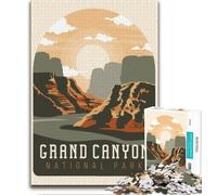 Puzzle per adolescenti del Parco nazionale del Grand Canyon, 1000 pezzi, gioco per famiglie, antistress, sfida difficile, collezione di artisti, belle arti, 38x26cm