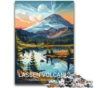 Puzzle per adolescenti del Parco nazionale vulcanico di Lassen, 1000 pezzi, attività divertenti per la famiglia a casa, regalo di compleanno, regali di viaggio, 1000 pezzi (50x75cm)
