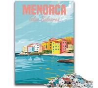 Puzzle per adolescenti dell'isola di Minorca,Spagna,2000 pezzi,giocattoli avvincenti per stimolare l'intelligenza cerebrale,regali di compleanno per bambini dai 14 anni in su,2000 pezzi (70x100cm)