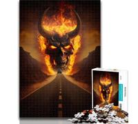 Puzzle per adolescenti "Demoni dell'Inferno" da 1000 pezzi, gioco educativo per compleanni, Natale e 14 anni, 26x38cm