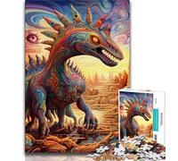Puzzle per adolescenti dinosauri antichi puzzle per adulti 1000 pezzi difficili ideali come regalo per tutta la famiglia adatti per bambini di età compresa tra 50 e 14 anni (50x75cm)