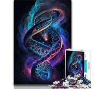Puzzle per adolescenti "DNA umano nello spazio" Puzzle da 1000 pezzi per adulti e adolescenti, giocattolo educativo ideale come regalo per tutta la famiglia (38x26cm)