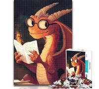 Puzzle per adolescenti "Dragon Fantasy" da 1000 pezzi, per adulti e ragazzi, per rafforzare l'amore tra coppie dai 14 anni in su, 50x75cm
