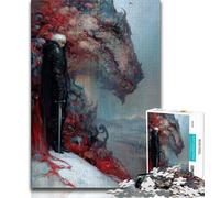 Puzzle per adolescenti Dragon Knight Puzzle da 1000 pezzi per adulti gioco stimolante ideale come regalo per tutta la famiglia (26x38cm)