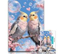 Puzzle per adolescenti Due pappagalli Puzzle per adolescenti 1000 pezzi, design vivace e unico Esperienza di puzzle rilassante e stimolante 50x75cm