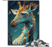 Puzzle per adolescenti Enchanted Kingdom Giraffe, per età 14+, adatti per coppie, attività divertenti da fare a casa, regalo di compleanno, regali da viaggio (dimensioni 26x38cm)